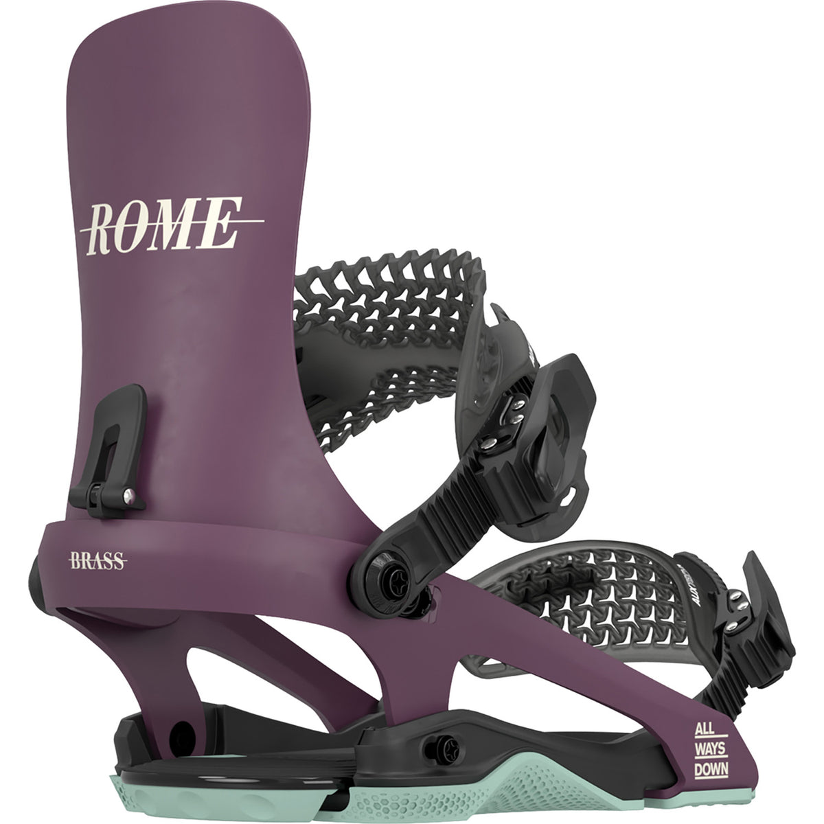 Rome Brass Snowboard Bindings - Women's 2025 Purple
