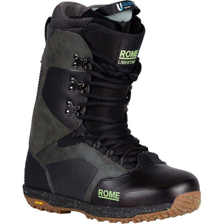 Rome Libertine Lace Snowboard Boots 2025 Black/Olive