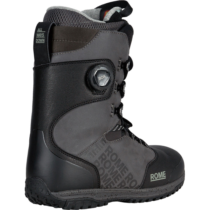 Rome Bodega Hybrid Boa Snowboard Boots 2025 Black