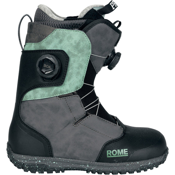 Rome Bodega Boa Snowboard Boots - Women's 2025 Black/Teal