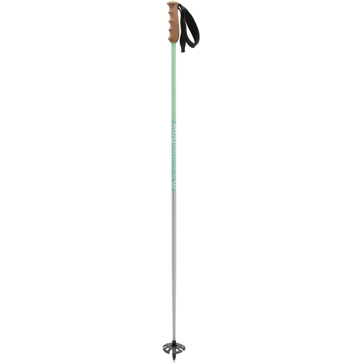 mountainFLOW CORKpro Ski Poles Green