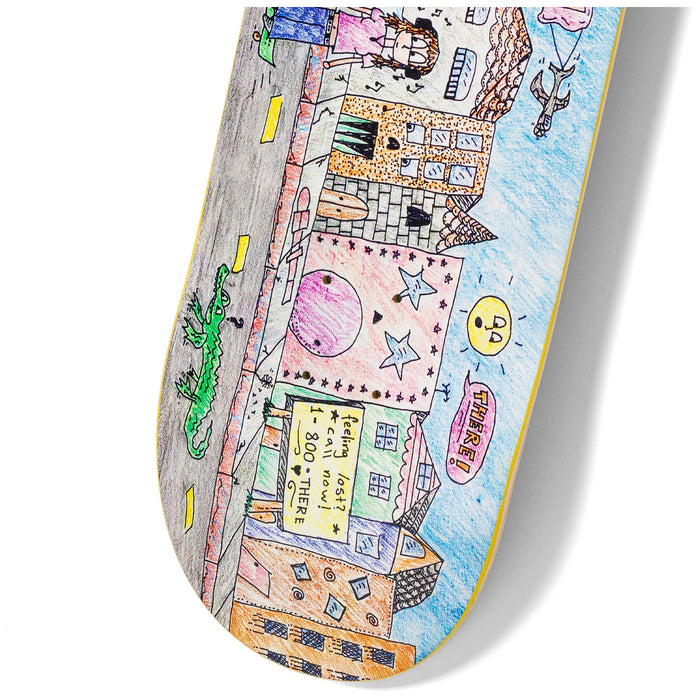 There Skateboards Poe Wus Here 8.25 Skateboard Deck