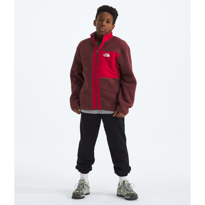 The North Face Yumiori Full Zip Jacket - Boys' Sumac/TNF Red