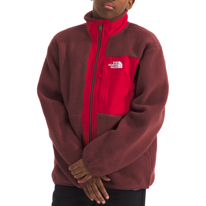 The North Face Yumiori Full Zip Jacket - Boys' Sumac/TNF Red