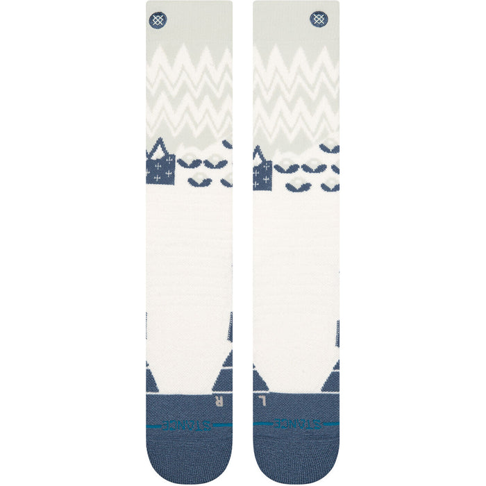 Stance Alpine Mid Poly Snow Socks Pale Blue