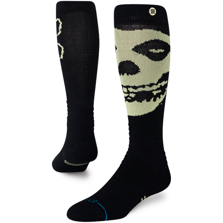 Stance Misfits Wool Snow Socks Black