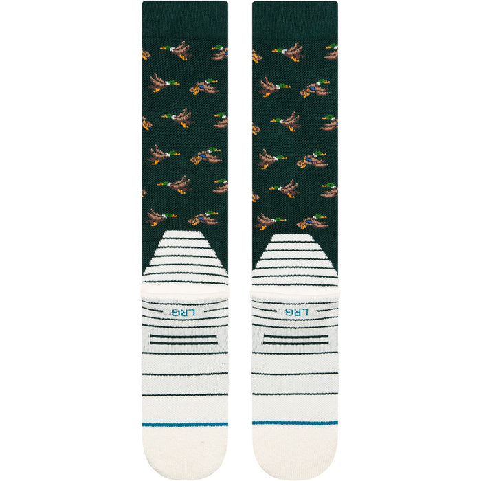 Stance Huntin Mid Poly Snow Socks Pine