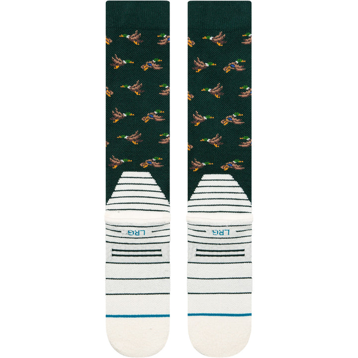 Stance Huntin Mid Poly Snow Socks Pine