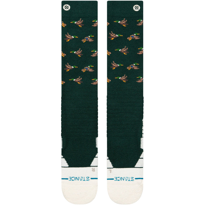 Stance Huntin Mid Poly Snow Socks Pine