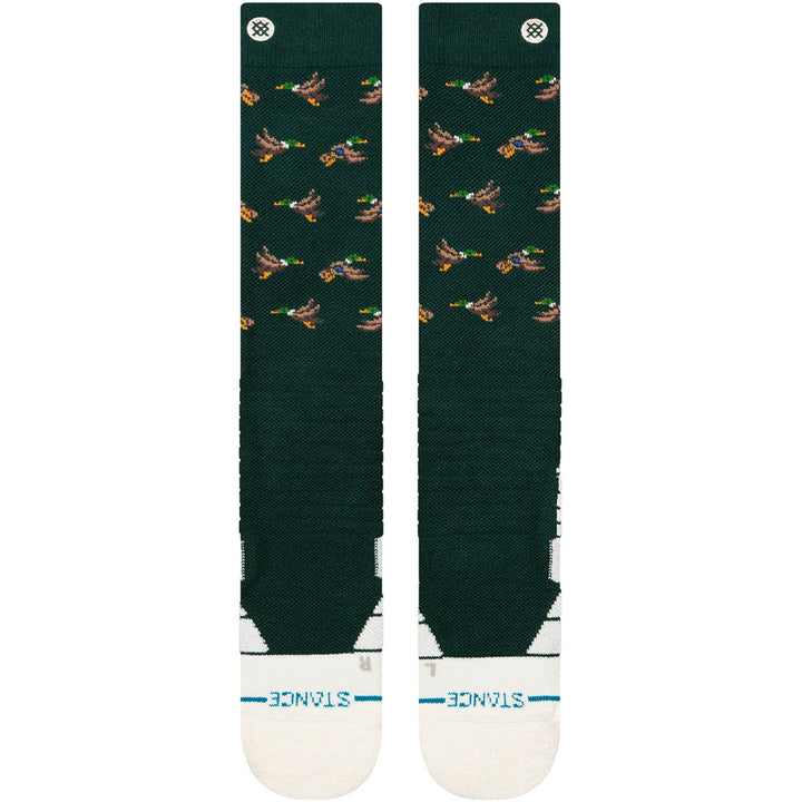 Stance Huntin Mid Poly Snow Socks Pine