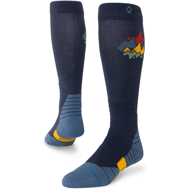 Stance Peaks Mid Wool Snow Socks Navy