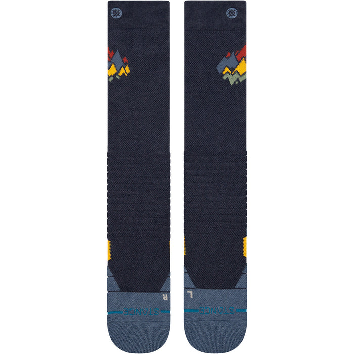 Stance Peaks Mid Wool Snow Socks Navy