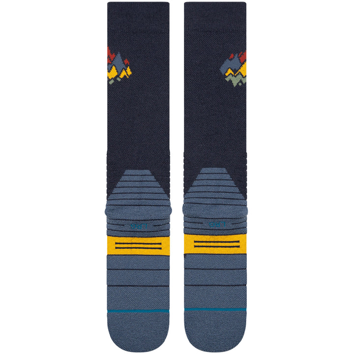 Stance Peaks Mid Wool Snow Socks Navy