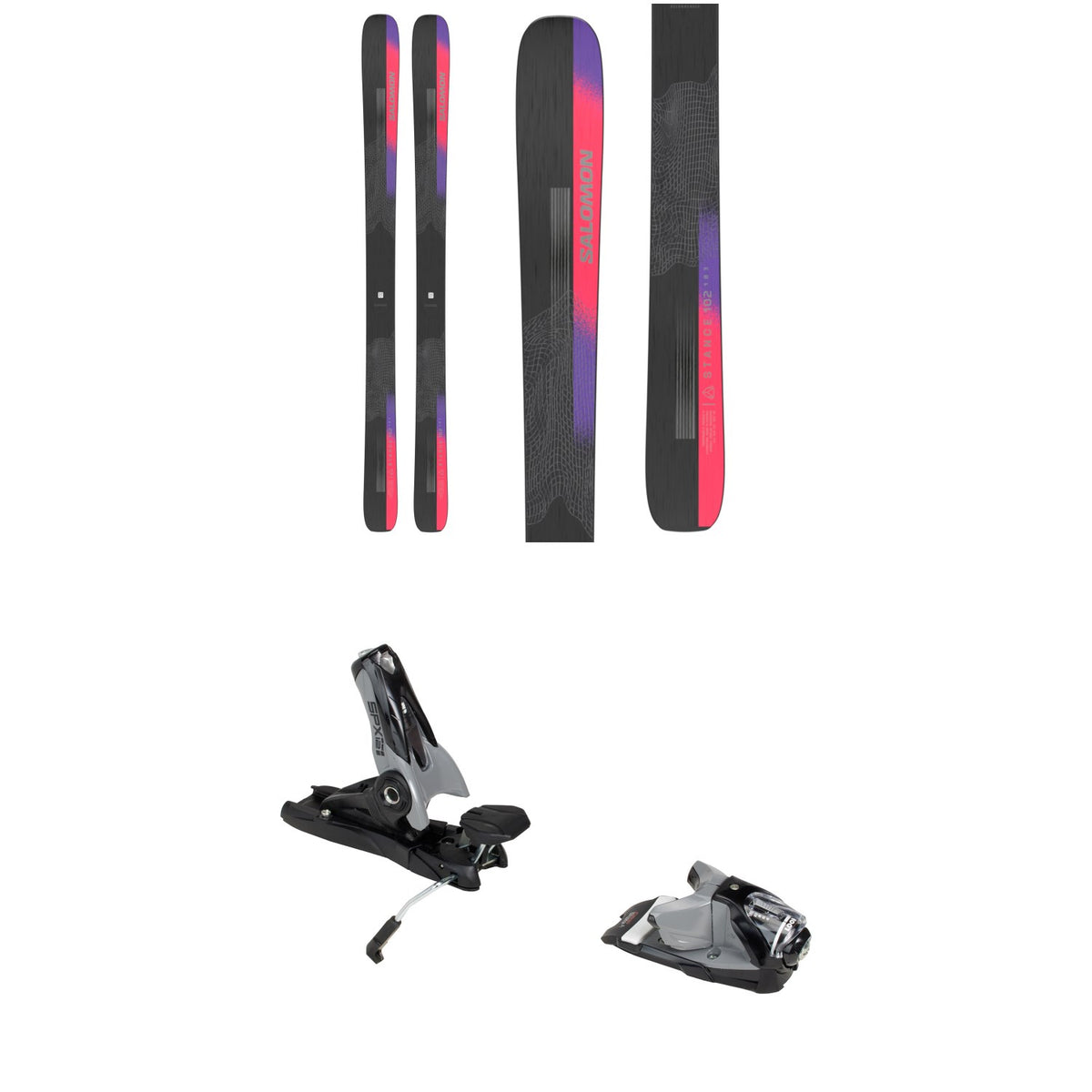 Salomon Stance 102 Skis + Look SPX 12 GW Pro Ski Bindings