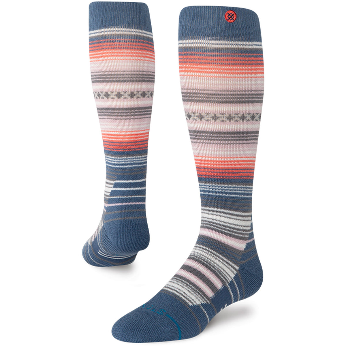 Stance Curren Mid Wool Snow Socks - Women's Sea Blue