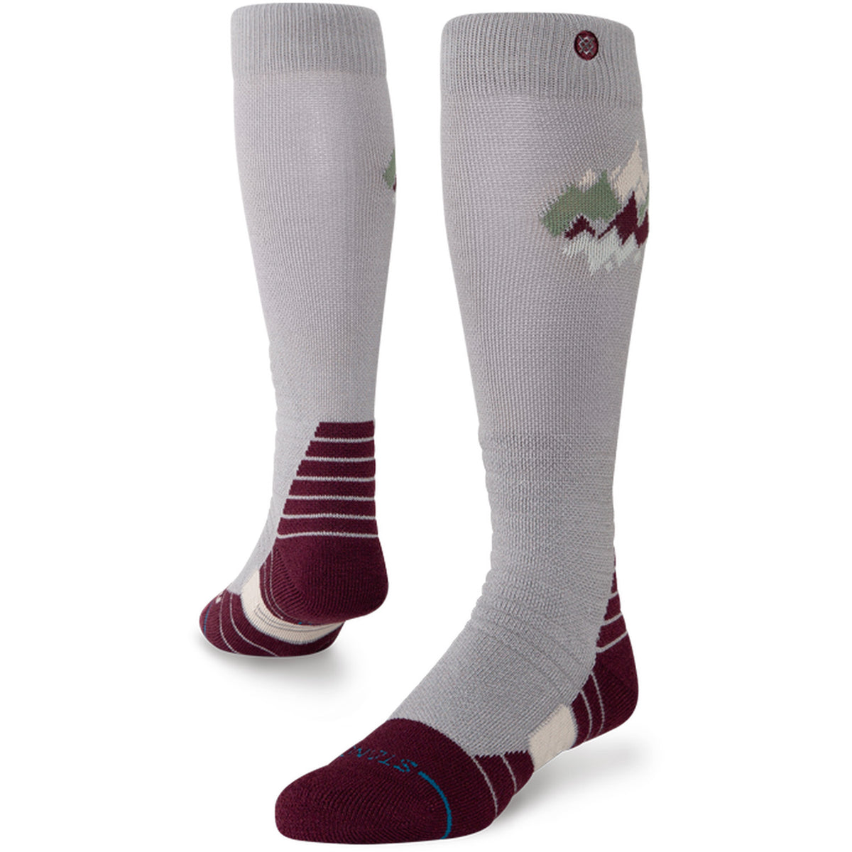 Stance Peaks Mid Wool Snow Socks - Women's Fig