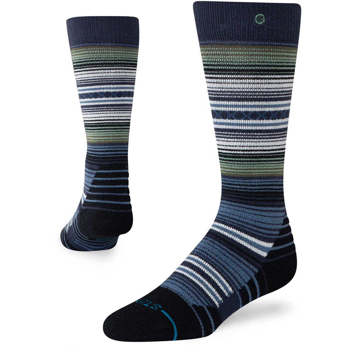 Stance Curren ST Mid Wool Snow Socks - Kids' Sea Blue