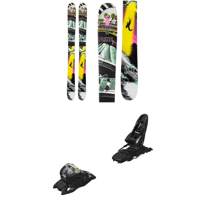Line Skis Sir Francis Bacon Shorty Skis - Kids' + Marker Squire 11 Ski Bindings