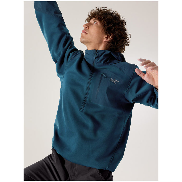 Arc'teryx Konseal Pullover Hoodie - Men's Lt Nightscape/Night