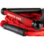 Ronix 10" Hide Grip Handle + 25 ft 5-Section Bungee Surf Rope Crimson Red