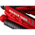 Ronix 10" Hide Grip Handle + 25 ft 5-Section Bungee Surf Rope Crimson Red