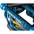 Ronix 10" Hide Grip Handle + 25 ft 5-Section Bungee Surf Rope Slate Blue