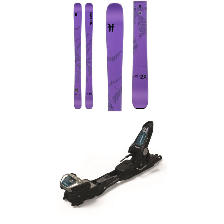 Faction Agent 2X Skis + Marker Baron EPF 13 S Alpine Touring Ski Bindings