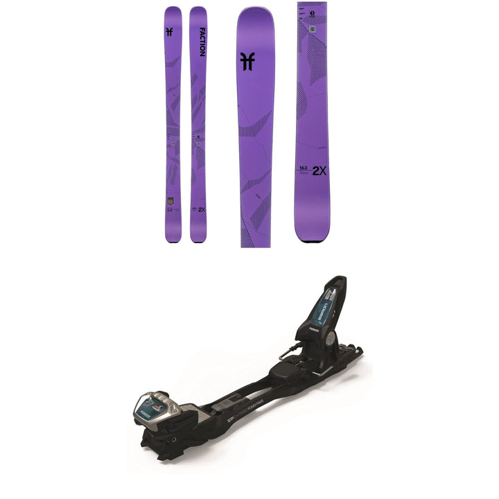 Faction Agent 2X Skis + Marker Baron EPF 13 L Alpine Touring Ski Bindings