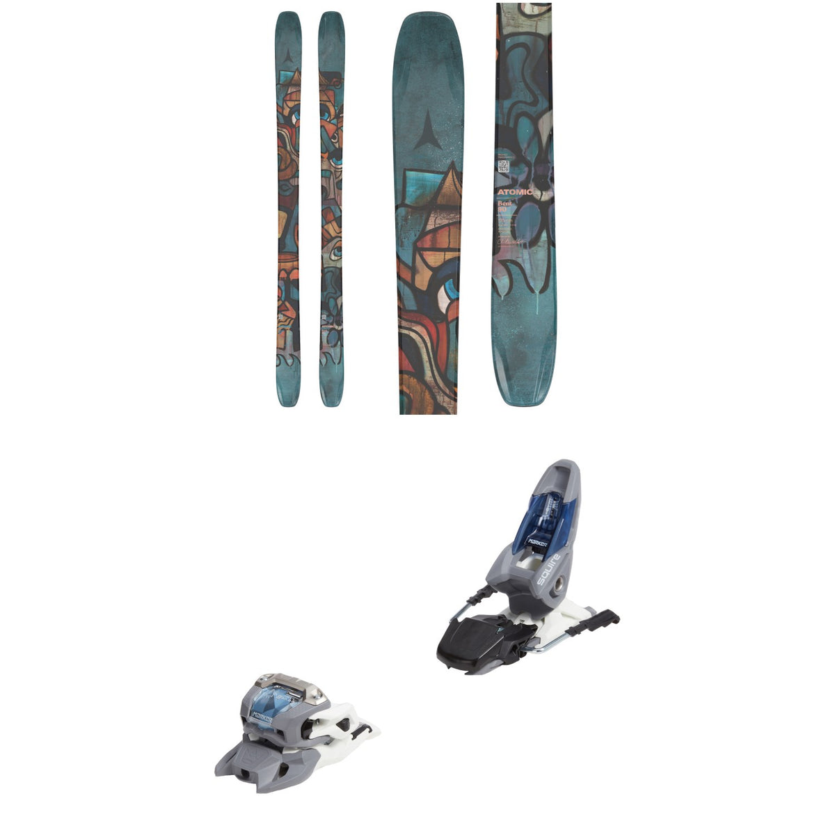 Atomic Bent 90 Skis 2026 + Marker Squire 11 Ski Bindings