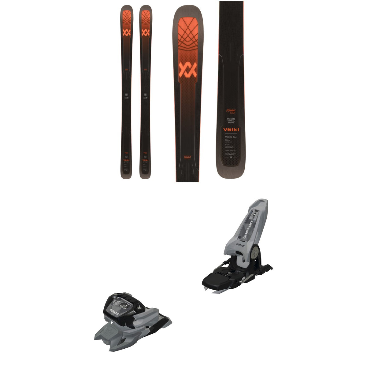 Völkl Mantra 102 Skis 2025 + Marker Griffon 13 ID Ski Bindings