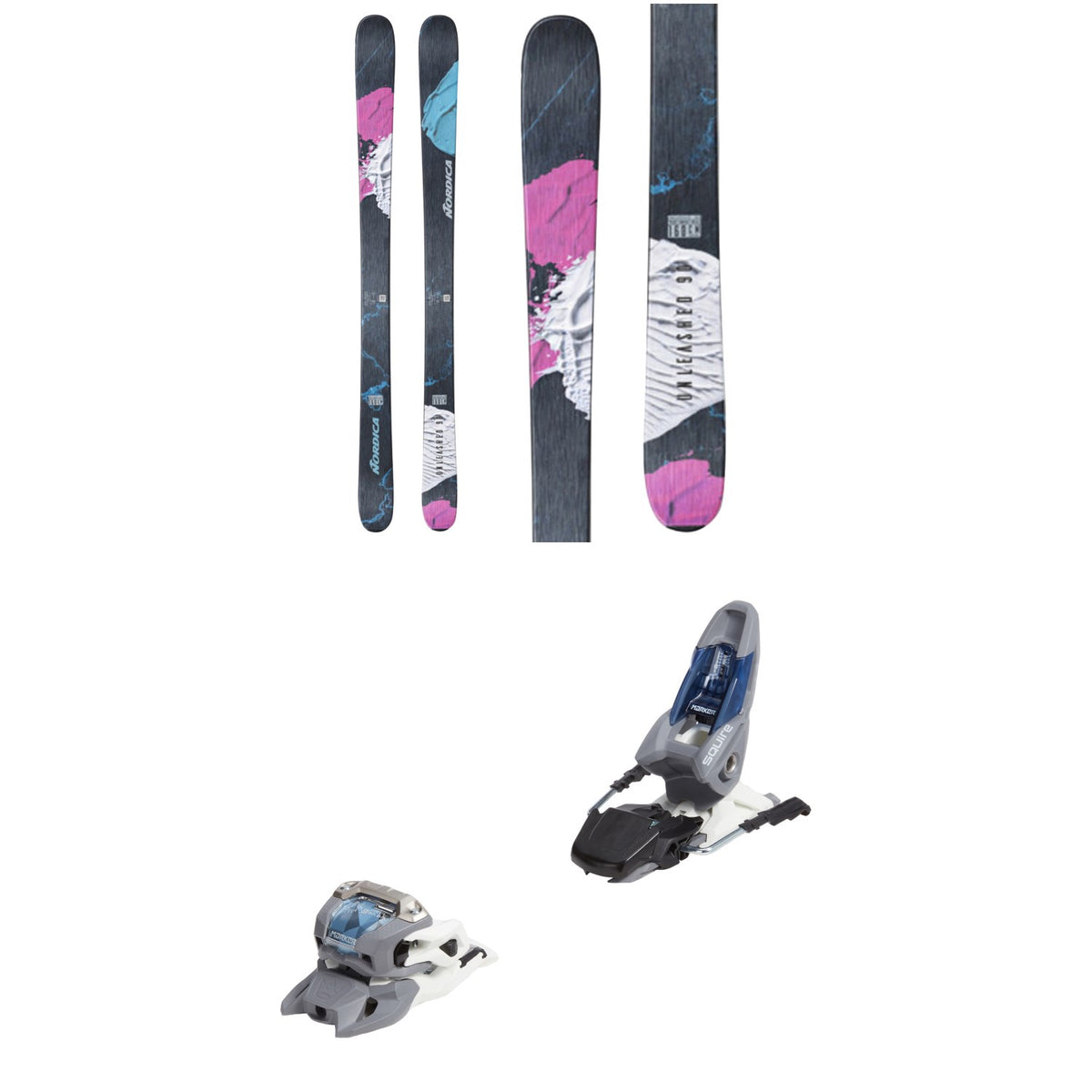 Nordica Unleashed 90 Skis 2025 + Marker Squire 11 Ski Bindings