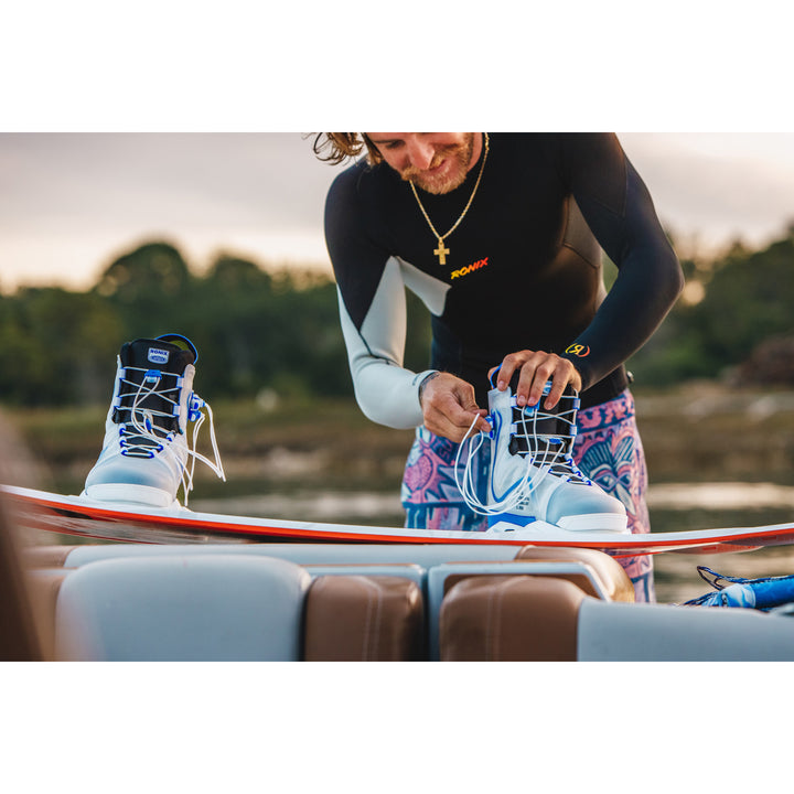 Ronix RXT Intuition Wakeboard Bindings 2026 Translucent Blue