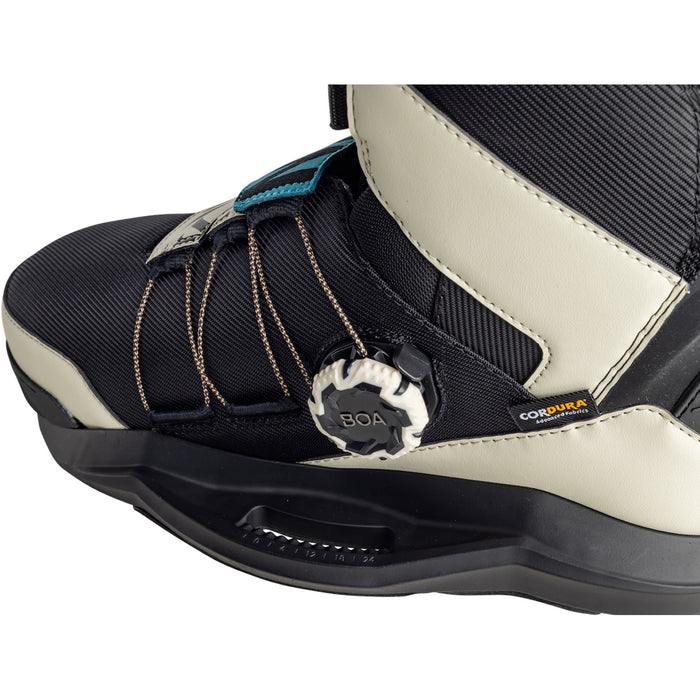 Ronix Supreme BOA Intuition Wakeboard Bindings 2026 Off White