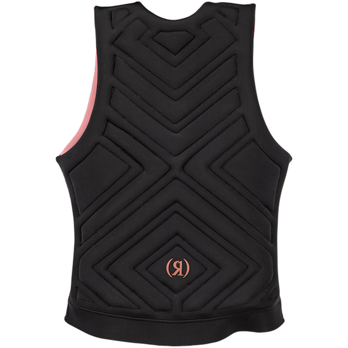 Ronix Moon Stone Impact Wake Vest - Women's Black/Rose Gold
