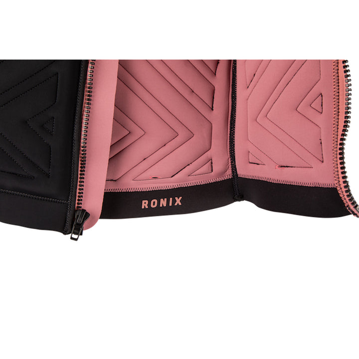 Ronix Moon Stone Impact Wake Vest - Women's Black/Rose Gold