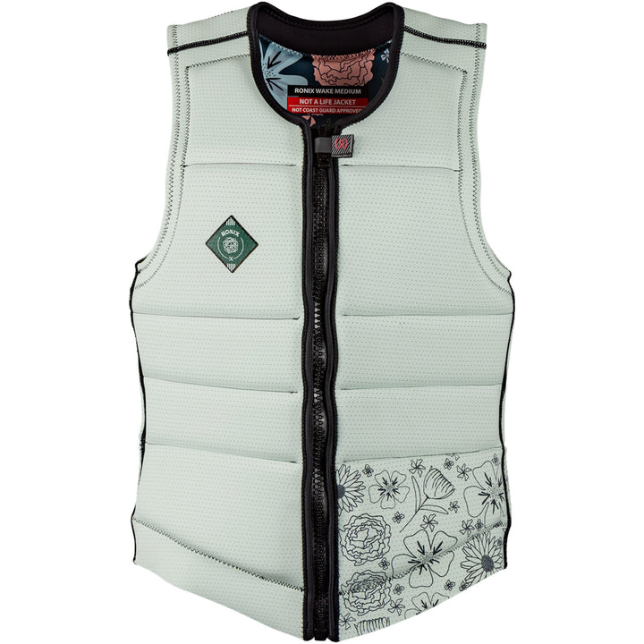 Ronix Rise Impact Wake Vest - Women's Mint/Floral