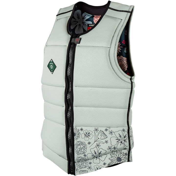 Ronix Rise Impact Wake Vest - Women's Mint/Floral