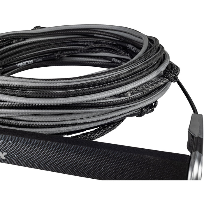 Ronix One Combo Handle + 80 ft Mainline Chrome/Black