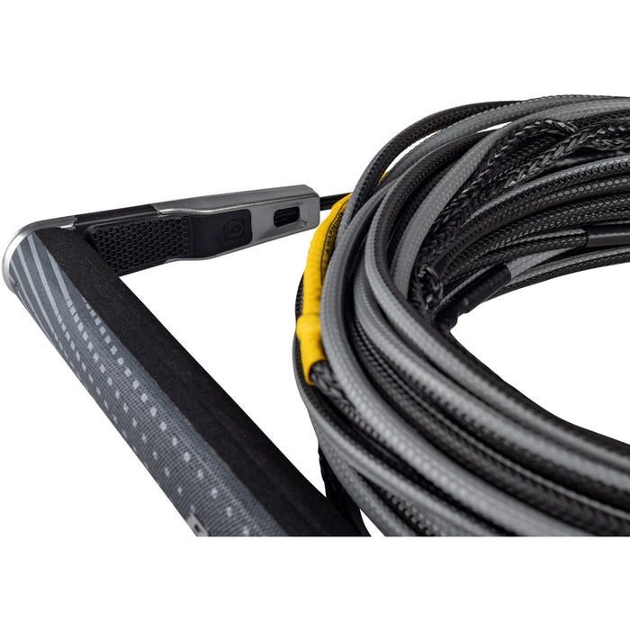 Ronix One Combo Handle + 80 ft Mainline Chrome/Black