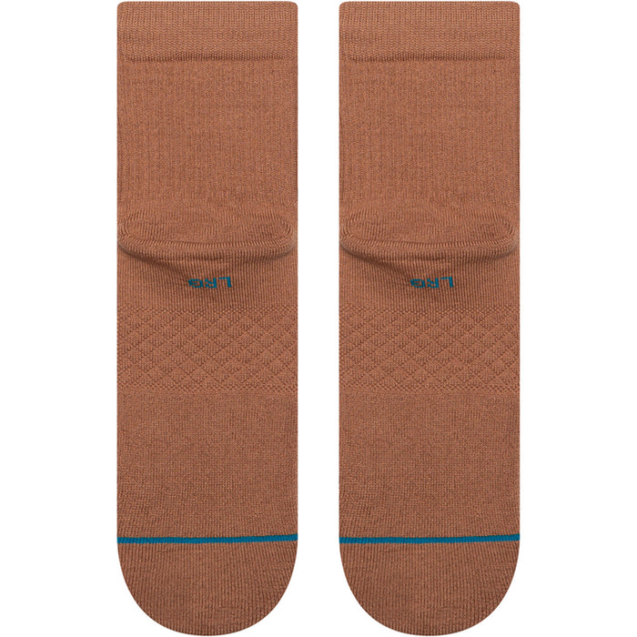 Stance Icon Quarter Socks Brown