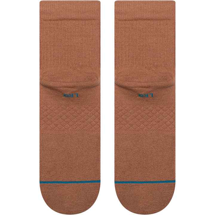 Stance Icon Quarter Socks Brown