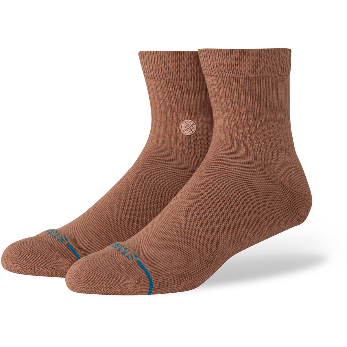 Stance Icon Quarter Socks Brown
