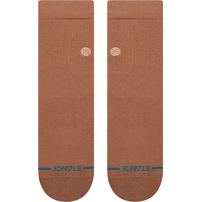 Stance Icon Quarter Socks Brown