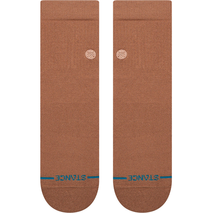 Stance Icon Quarter Socks Brown