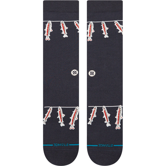 Stance Gone Fishin Crew Socks Navy