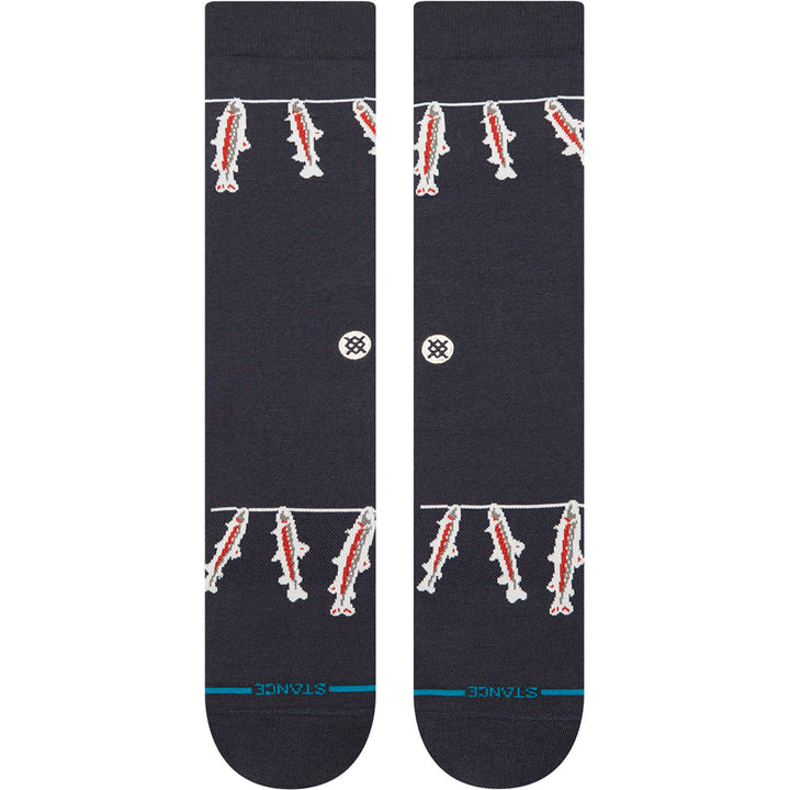 Stance Gone Fishin Crew Socks Navy