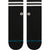 Stance Wave Check Crew Socks Black