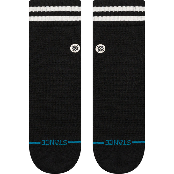 Stance Wave Check Crew Socks Black