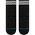 Stance Wave Check Crew Socks Black