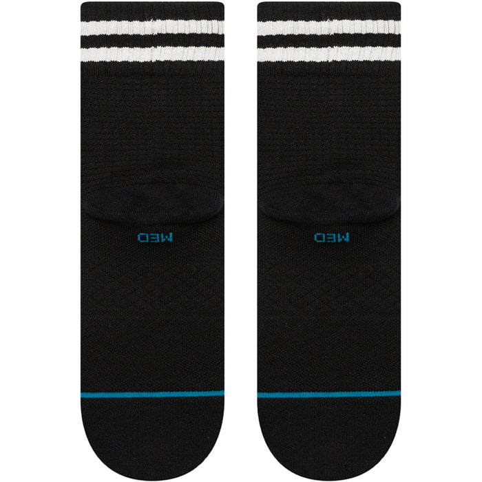 Stance Wave Check Crew Socks Black